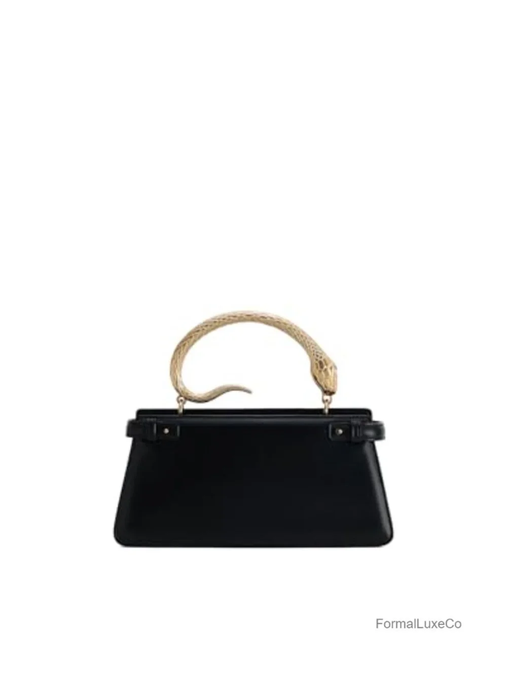 Faux Leather Top Handle Satchel Gold Hardware Handbag Crossbody